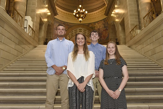 Photo of four CYCLE participants