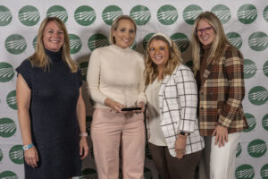 Pictured left to right: Sara Schafer, Jamie Dopp, Shelby Novak, and Darian Cesar.
