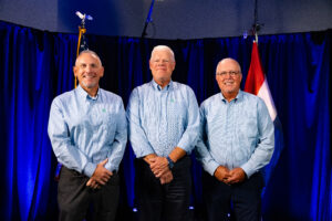 2027 Elected WRVEC Board Members from Left to Right: Jim Britt (District E), John Cooper (District A), and Jeff Hyatt (District C).